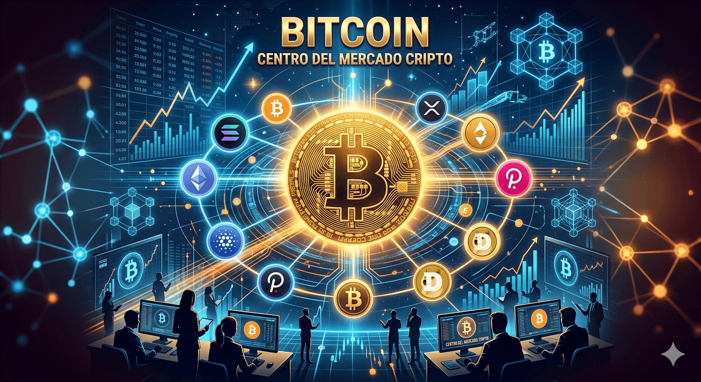 bitcoin centro del mercado cripto